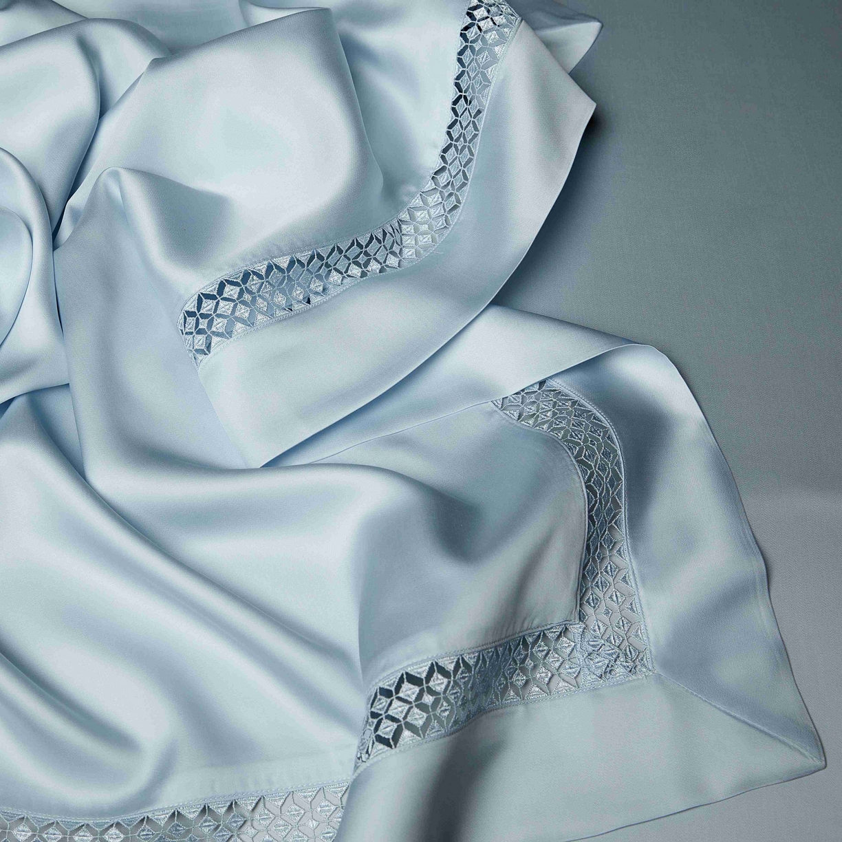 91家纺网 家纺一手货源 找家纺 米多多 2025新款天丝蚕丝夏被【含30%蚕丝】 冰蓝