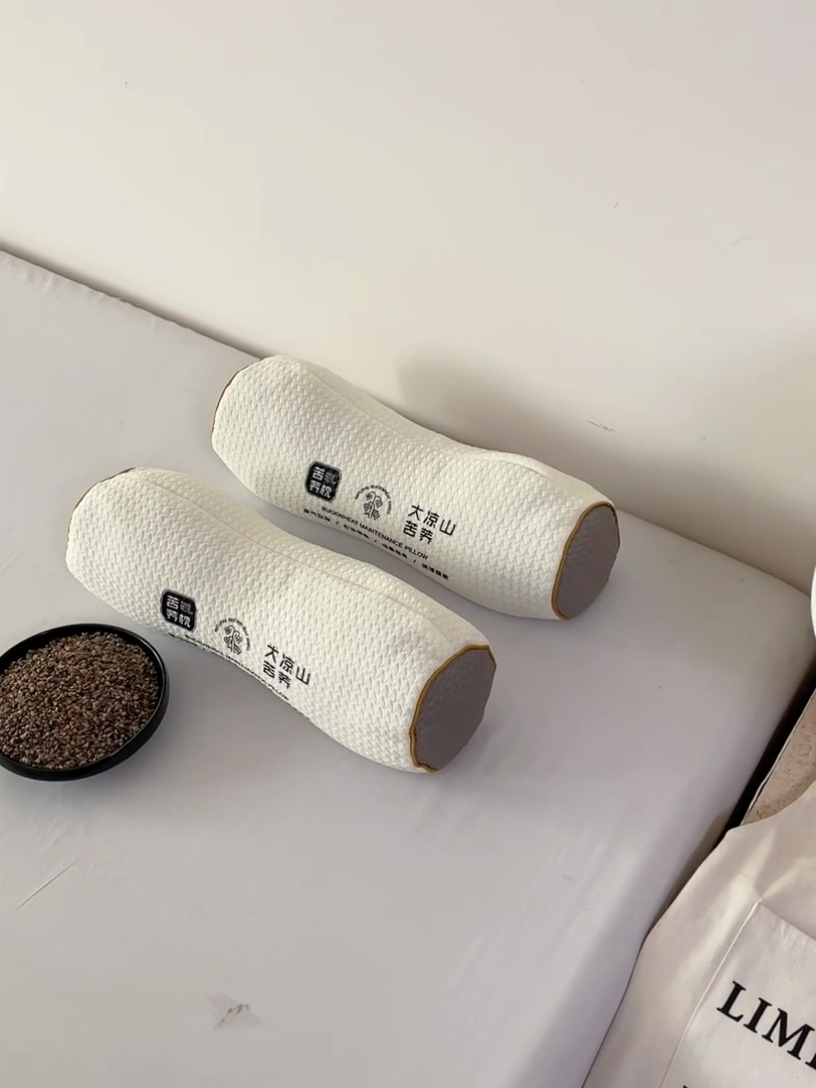 91家纺网 家纺一手货源 找家纺 卓昌枕芯 2025新款大凉山苦荞麦枕头枕芯 苦荞圆柱枕-米