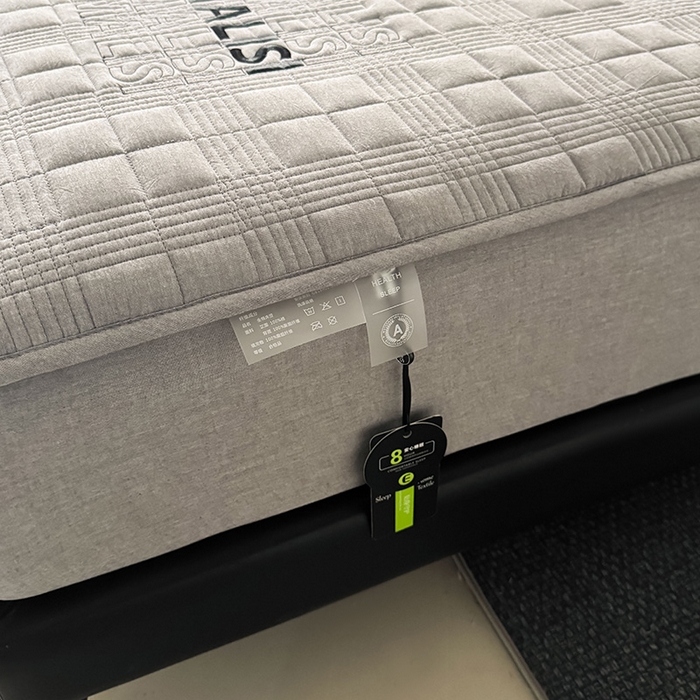 91家纺网 家纺一手货源 找家纺 3C 2025新款全棉水洗棉刺绣夹棉床笠 漫生活 简意灰 