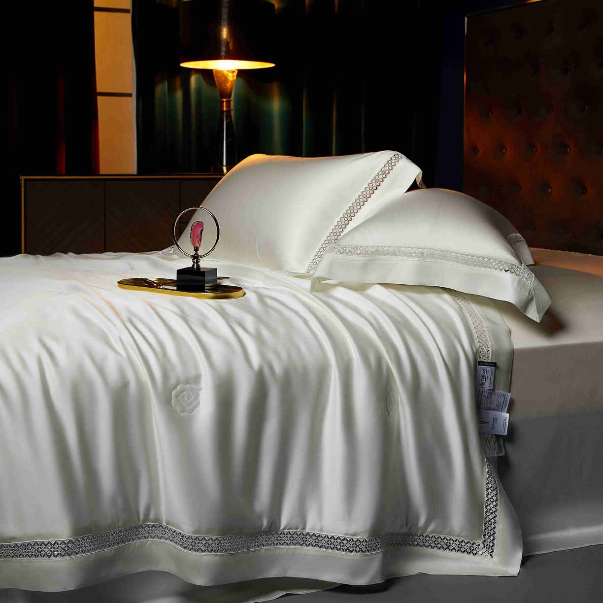 91家纺网 家纺一手货源 找家纺 米多多 2025新款天丝蚕丝夏被【含30%蚕丝】 珍珠白