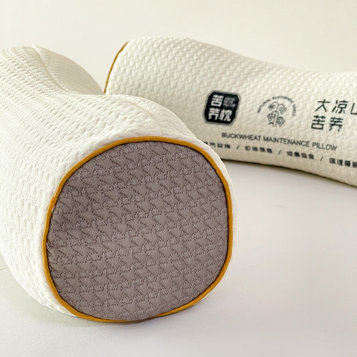 91家纺网 家纺一手货源 找家纺 卓昌枕芯 2025新款大凉山苦荞麦枕头枕芯 苦荞圆柱枕-米
