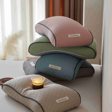 91家纺网 家纺一手货源 找家纺 她喜爱枕芯 2025新款凉感护颈荞麦枕 组合