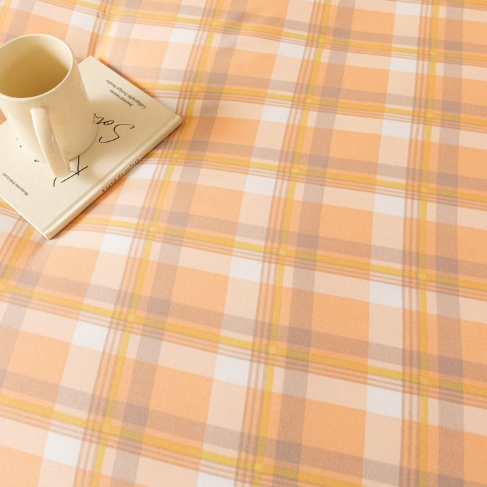 91家纺网 家纺一手货源 找家纺 美梦之都 2025新款可拆洗棉花被水洗棉被子被芯冬被学生 橙小格