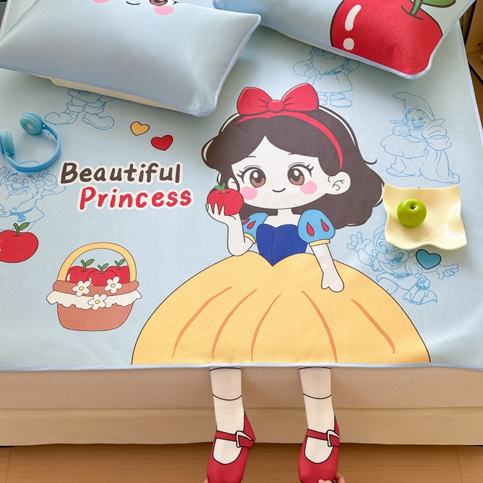 91家纺网 家纺一手货源 找家纺 （总）一霖家纺 2025新款大版300D冰藤席席子凉席三件套