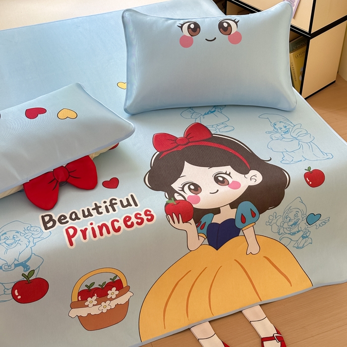 91家纺网 家纺一手货源 找家纺 （总）一霖家纺 2025新款大版300D冰藤席席子凉席三件套