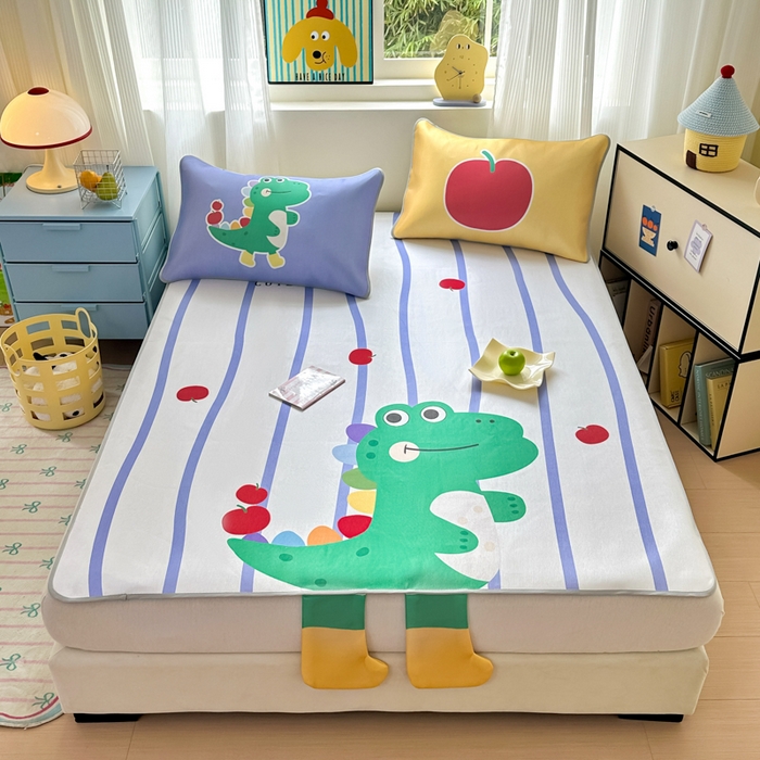 91家纺网 家纺一手货源 找家纺 （总）一霖家纺 2025新款大版300D冰藤席席子凉席三件套