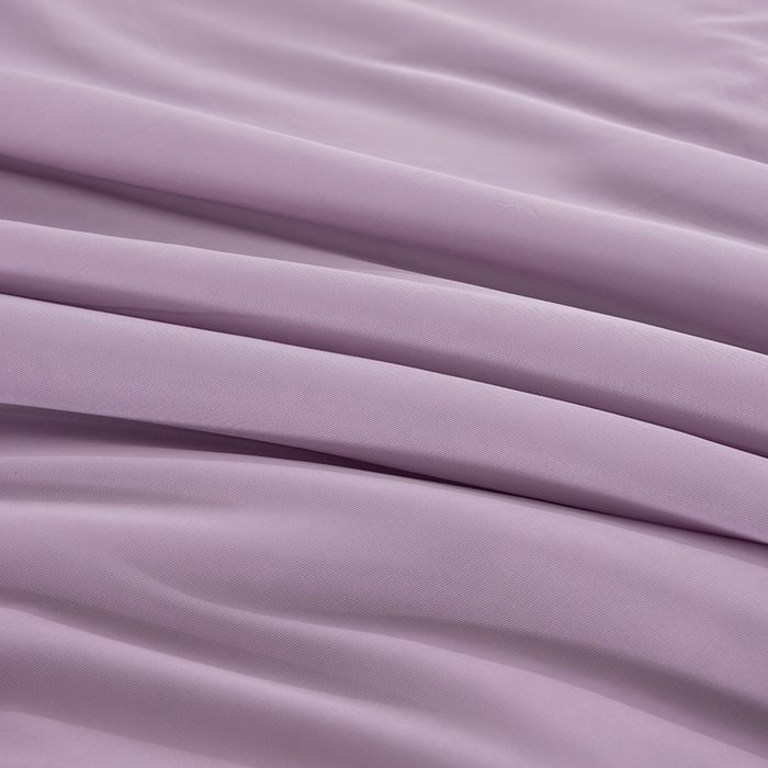 91家纺网 家纺一手货源 找家纺 世爵2025新款氨纶纯色凉感丝夏被被子被芯变凉空调被 梦幻紫拼灰