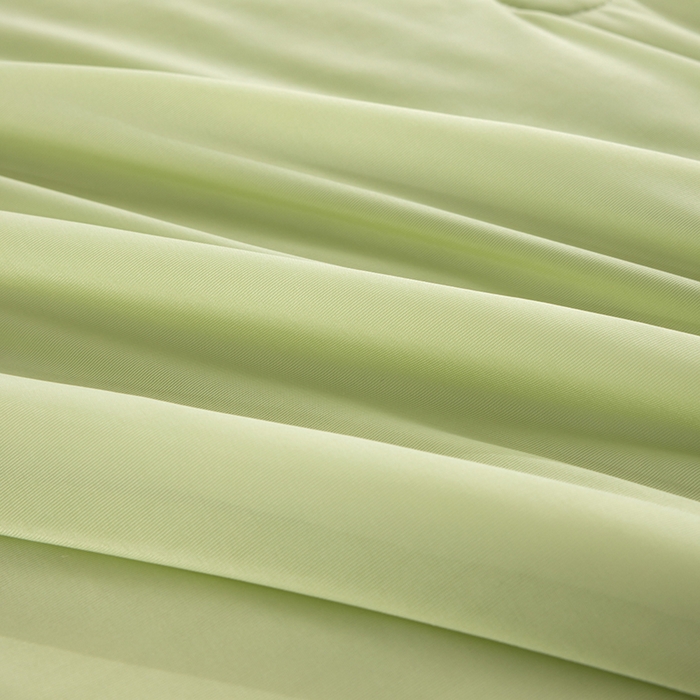 91家纺网 家纺一手货源 找家纺 世爵2025新款氨纶纯色凉感丝夏被被子被芯变凉空调被 糖果绿拼灰