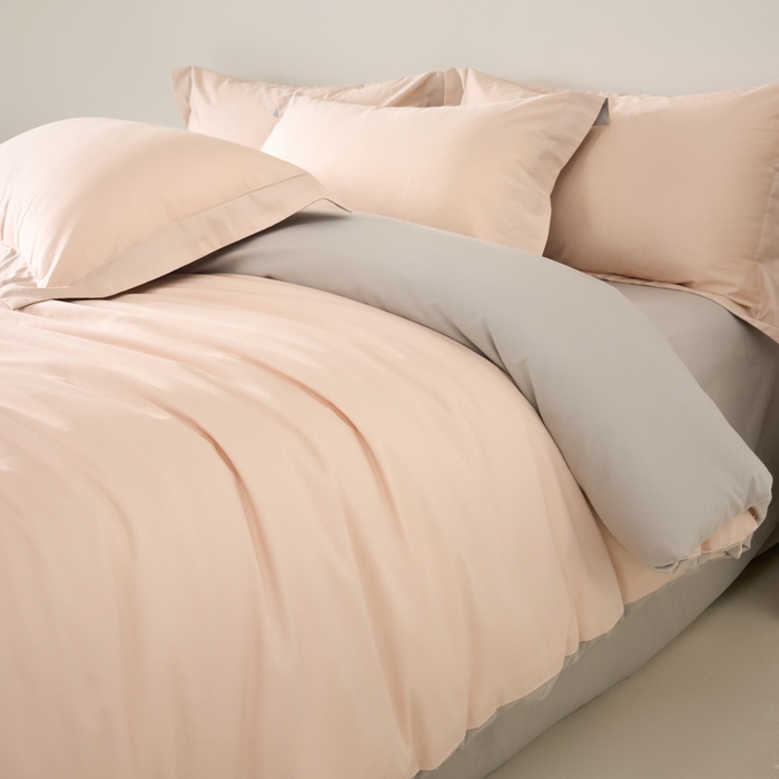 91家纺网 家纺一手货源 找家纺 （总）丞音家纺 2025新款A类纯色高档礼盒包装双股高支蜜贡缎100s长绒棉四件套纯棉被套床单