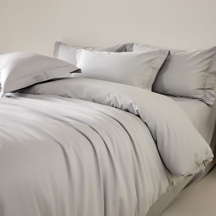 91家纺网 家纺一手货源 找家纺 （总）丞音家纺 2025新款A类纯色高档礼盒包装双股高支蜜贡缎100s长绒棉四件套纯棉被套床单