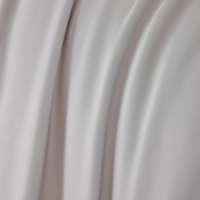 91家纺网 家纺一手货源 找家纺 丞音家纺 2025新款A类纯色高档礼盒包装双股高支蜜贡缎100s长绒棉四件套纯棉被套床单 洛克-太空灰