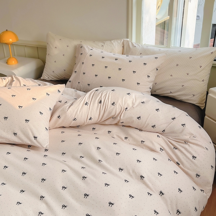 91家纺网 家纺一手货源 找家纺 （总）梦可莱家居 2025春夏新款全棉纯棉针织棉印花四件套