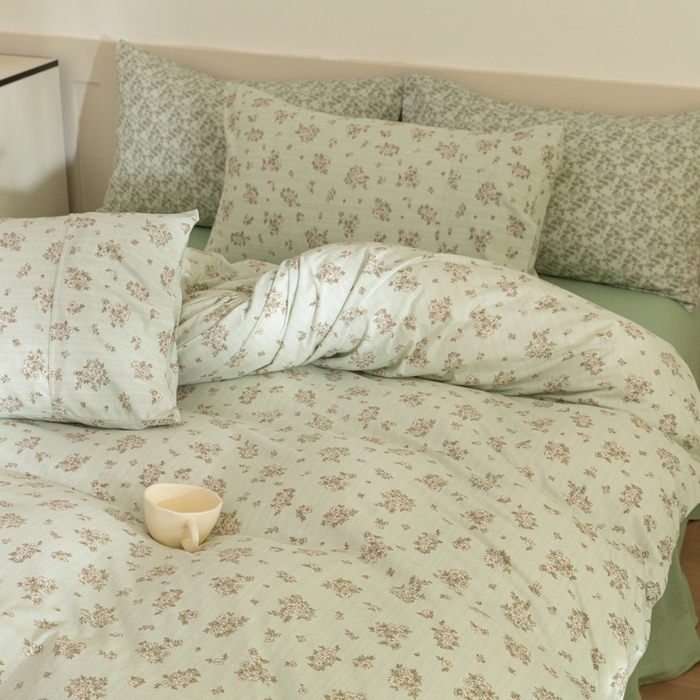 91家纺网 家纺一手货源 找家纺 （总）梦可莱家居 2025春夏新款全棉纯棉针织棉印花四件套