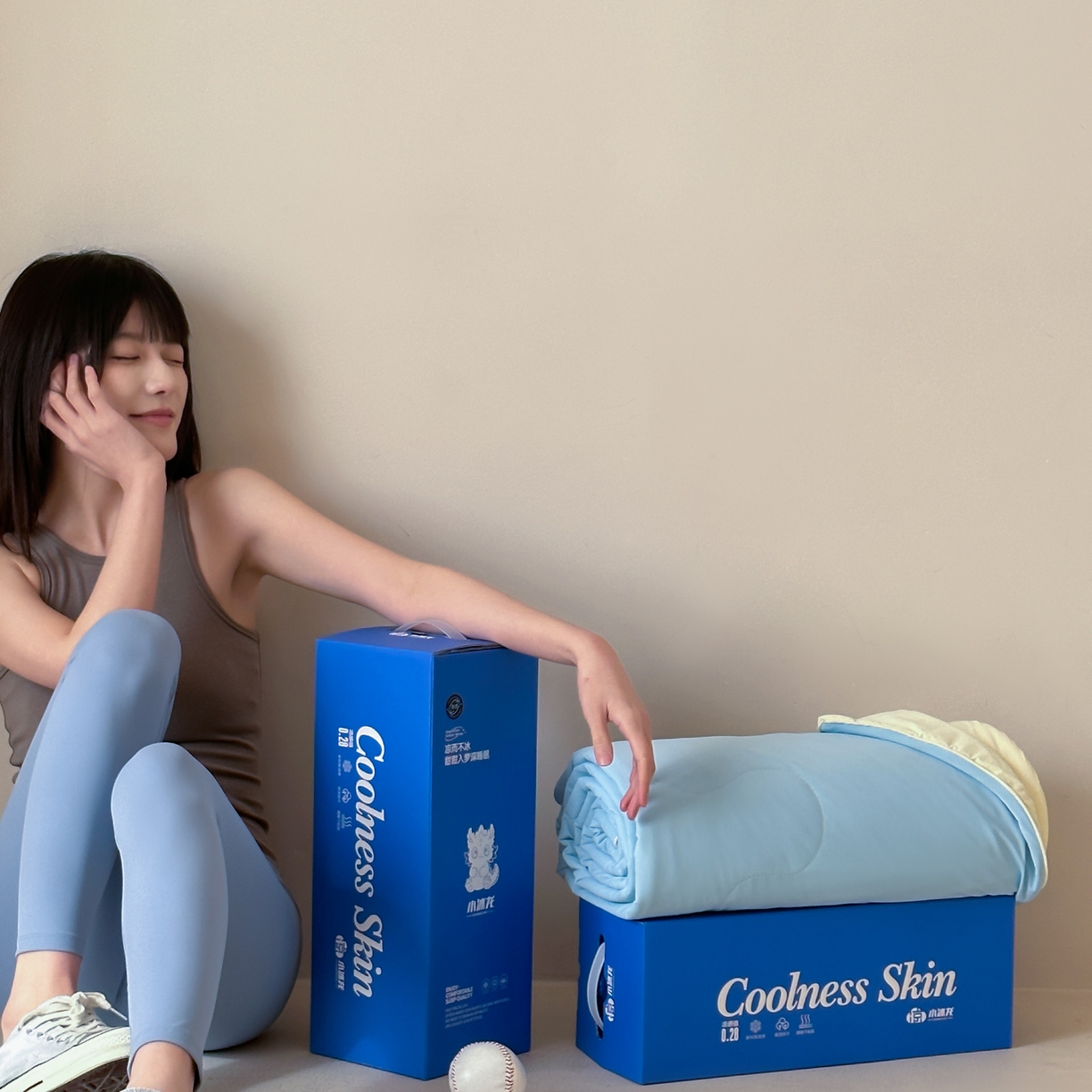 91家纺网 家纺一手货源 找家纺 （总）觅糖家纺 2025春夏新款亲肤纯色雪糕夏被夏凉被空调被