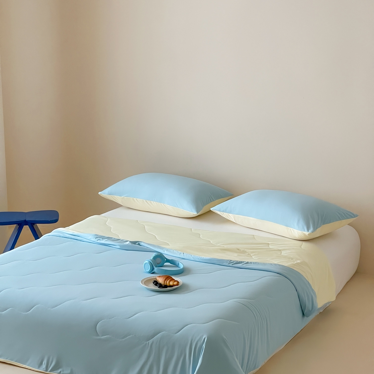 91家纺网 家纺一手货源 找家纺 （总）觅糖家纺 2025春夏新款亲肤纯色雪糕夏被夏凉被空调被