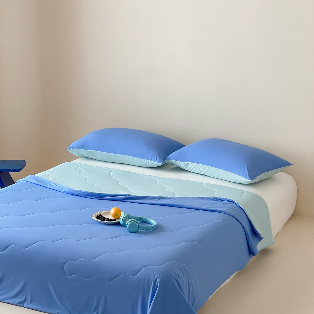 91家纺网 家纺一手货源 找家纺 （总）觅糖家纺 2025春夏新款亲肤纯色雪糕夏被夏凉被空调被