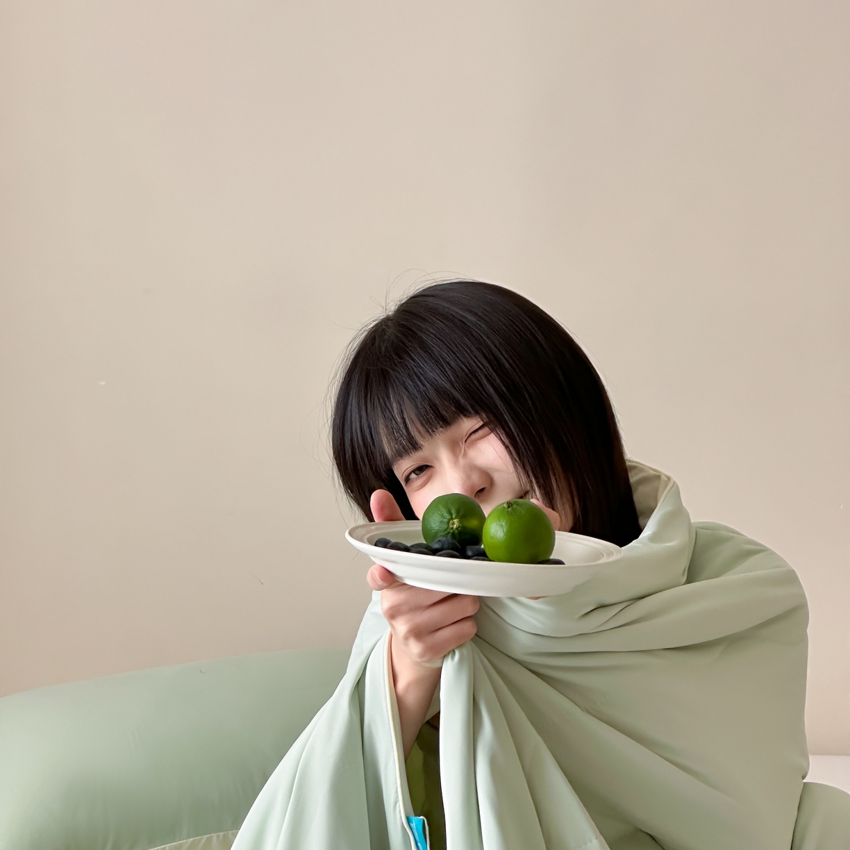 91家纺网 家纺一手货源 找家纺 觅糖家纺 2025春夏新款亲肤纯色雪糕夏被夏凉被空调被 牛油果绿