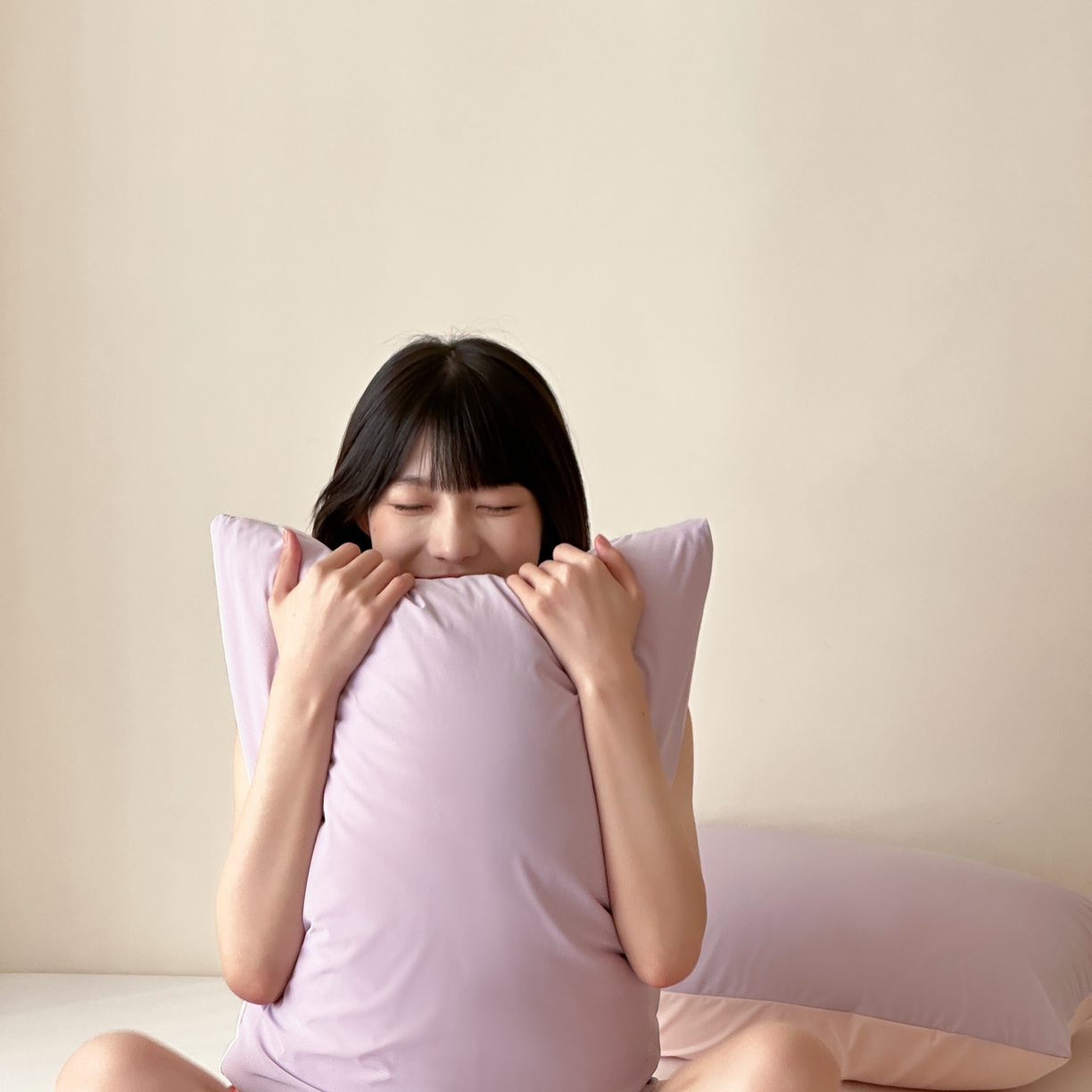 91家纺网 家纺一手货源 找家纺 觅糖家纺 2025春夏新款亲肤纯色雪糕夏被夏凉被空调被 绝绝紫