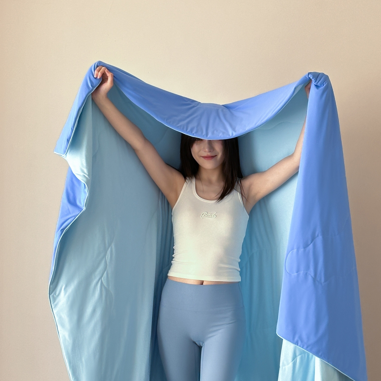 91家纺网 家纺一手货源 找家纺 觅糖家纺 2025春夏新款亲肤纯色雪糕夏被夏凉被空调被 克莱因蓝