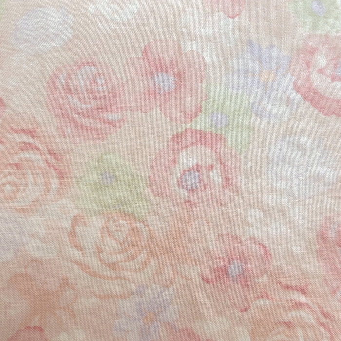 91家纺网 家纺一手货源 找家纺 金艾草2026新款床盖款A类纯棉双层纱花边四件套 清桃粉色