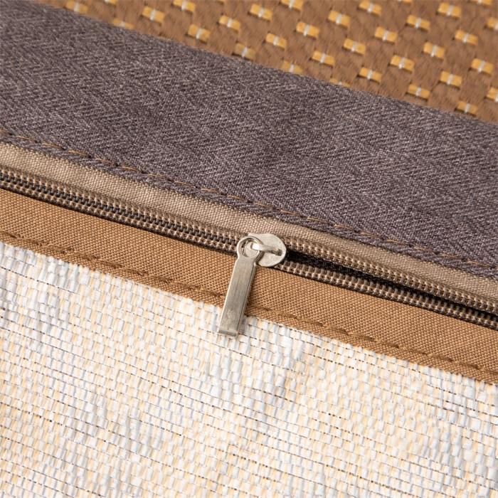 91家纺网 家纺一手货源 找家纺 织布人 2025新款荞麦枕夏凉感PE藤茶香枕全荞麦壳枕头午睡枕颈椎枕芯 欧式PE藤凉感枕-咖色 35x55cm /只 茶香枕