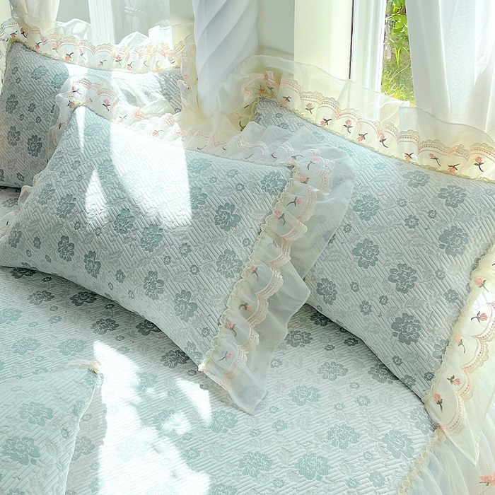 91家纺网 家纺一手货源 找家纺 （总）罗艺轩 2025新款PE中分子凉感软凉席席子床裙款