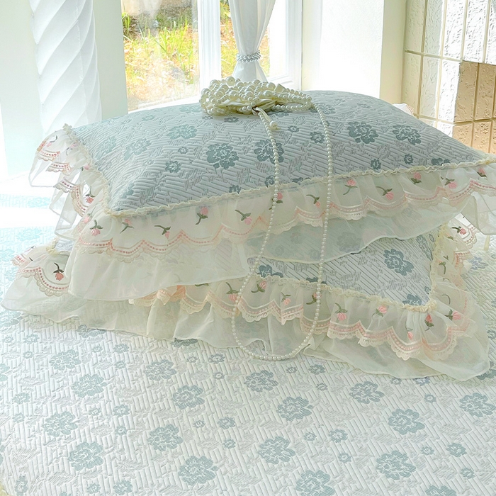 91家纺网 家纺一手货源 找家纺 （总）罗艺轩 2025新款PE中分子凉感软凉席席子床裙款