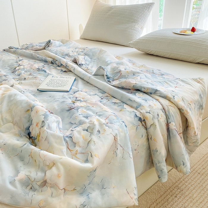 91家纺网 家纺一手货源 找家纺 （总）梦莱斯2025新款印花夏被