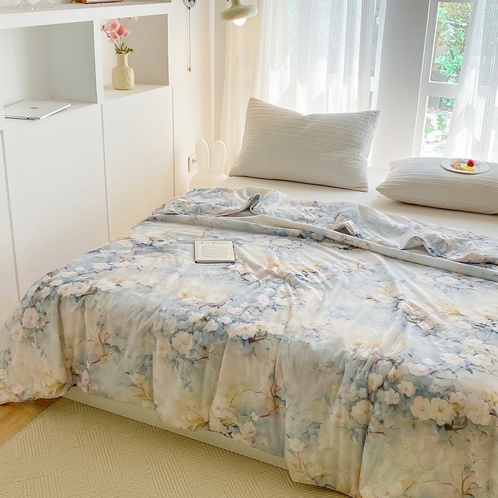 91家纺网 家纺一手货源 找家纺 （总）梦莱斯2025新款印花夏被