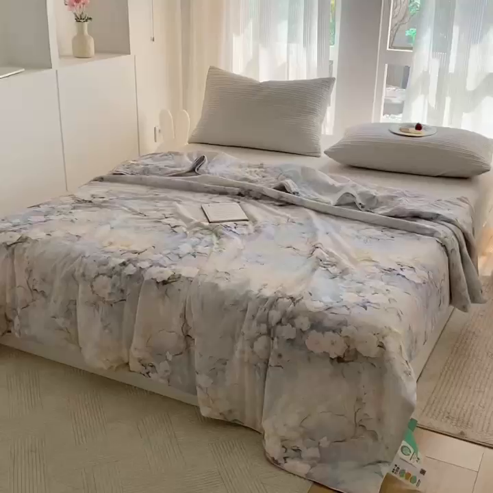 91家纺网 家纺一手货源 找家纺 （总）梦莱斯2025新款印花夏被