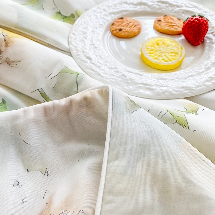 91家纺网 家纺一手货源 找家纺 梦莱斯2025新款印花夏被 梦露