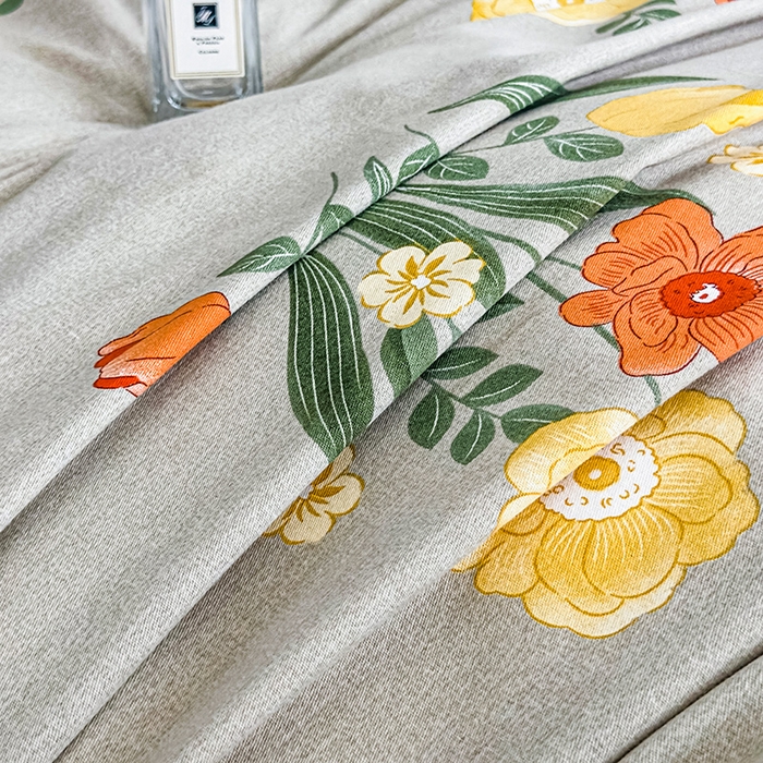 91家纺网 家纺一手货源 找家纺 （总）丝芙妮家居（原乐视家纺） 2025春夏新款全棉纯棉混纺云糯棉双层纱单床单 床单单件