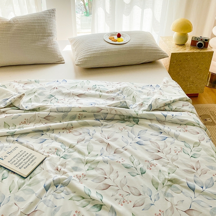 91家纺网 家纺一手货源 找家纺 梦莱斯2025新款印花夏被 芊意