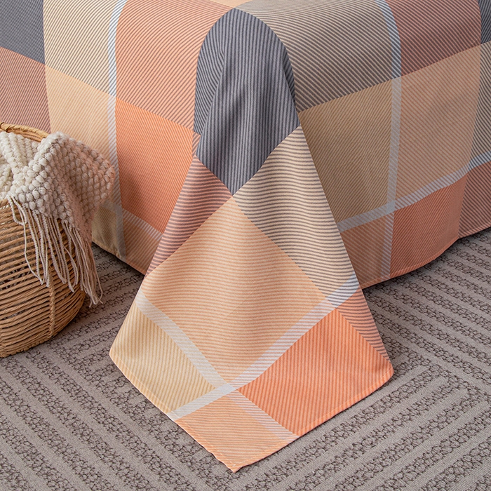 91家纺网 家纺一手货源 找家纺 丝芙妮家居（原乐视家纺） 2025春夏新款全棉纯棉混纺云糯棉双层纱单床单 床单单件 凯瑟琳