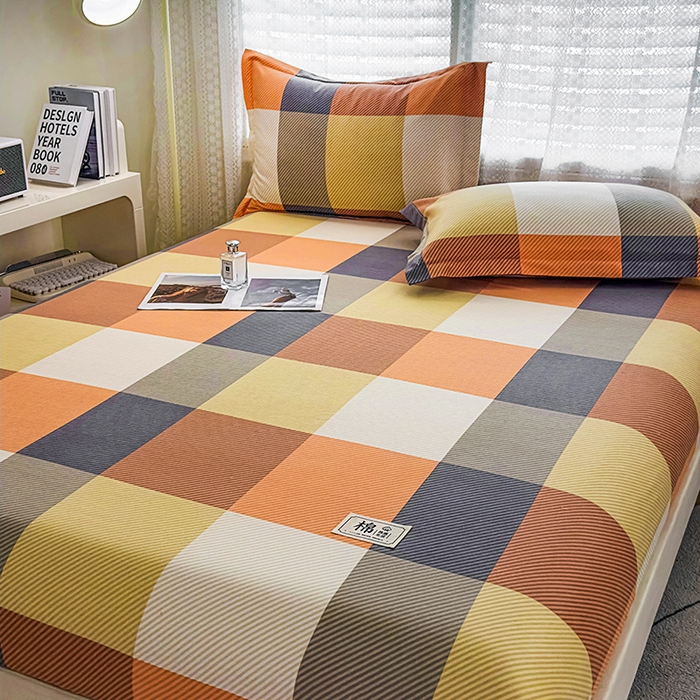 91家纺网 家纺一手货源 找家纺 丝芙妮家居（原乐视家纺） 2025春夏新款全棉纯棉混纺云糯棉双层纱单床单 床单单件 西漠