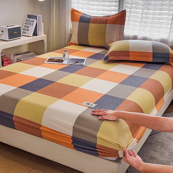 91家纺网 家纺一手货源 找家纺 丝芙妮家居（原乐视家纺） 2025春夏新款全棉纯棉混纺云糯棉双层纱单床单 床单单件 西漠