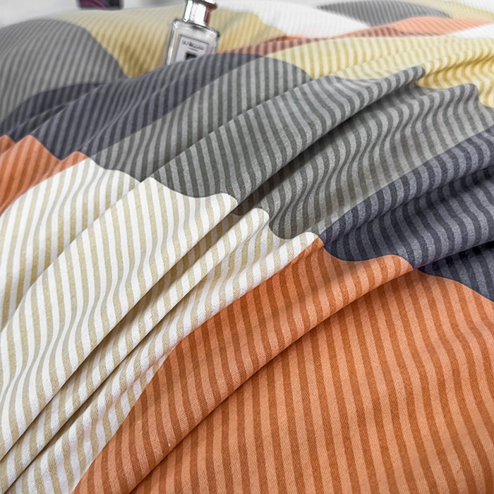 91家纺网 家纺一手货源 找家纺 丝芙妮家居（原乐视家纺） 2025春夏新款全棉纯棉混纺云糯棉双层纱单床单 床单单件 西漠