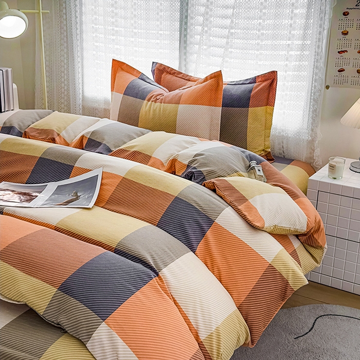 91家纺网 家纺一手货源 找家纺 丝芙妮家居（原乐视家纺） 2025春夏新款全棉纯棉混纺云糯棉双层纱单床笠 床笠单件 西漠