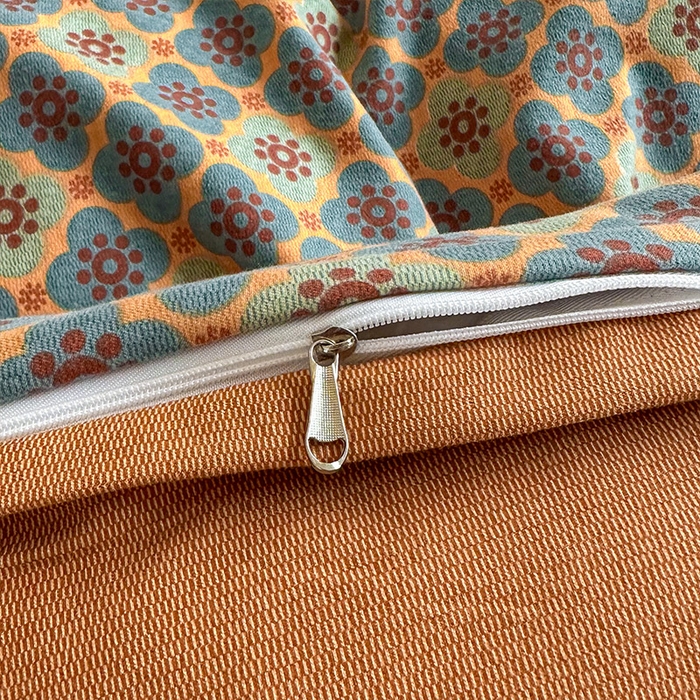 91家纺网 家纺一手货源 找家纺 丝芙妮家居（原乐视家纺） 2025新款全棉纯棉云糯棉双层纱套件系列 莱茵