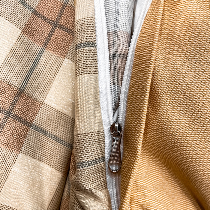 91家纺网 家纺一手货源 找家纺 丝芙妮家居（原乐视家纺） 2025新款全棉纯棉云糯棉双层纱套件系列 小狮子