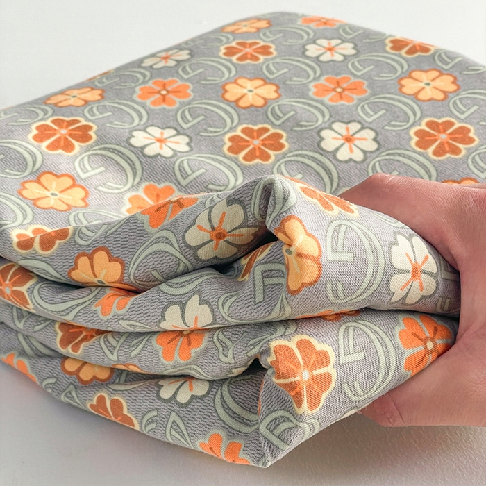 91家纺网 家纺一手货源 找家纺 丝芙妮家居（原乐视家纺） 2025新款全棉纯棉云糯棉双层纱套件系列 叶叶生香