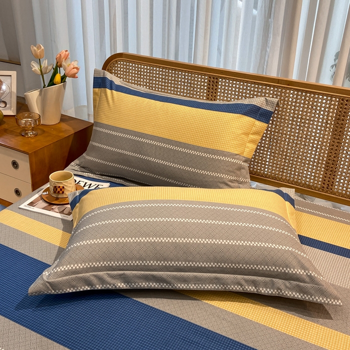 91家纺网 家纺一手货源 找家纺 丝芙妮家居（原乐视家纺） 2025新款全棉纯棉云糯棉双层纱套件系列 波利亚