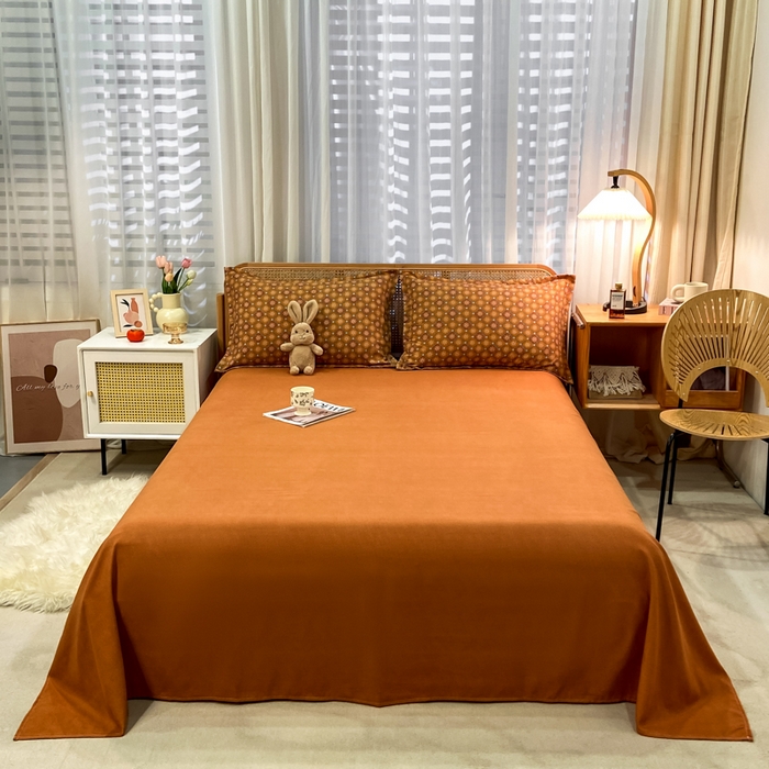 91家纺网 家纺一手货源 找家纺 丝芙妮家居（原乐视家纺） 2025新款全棉纯棉云糯棉双层纱套件系列 狂想