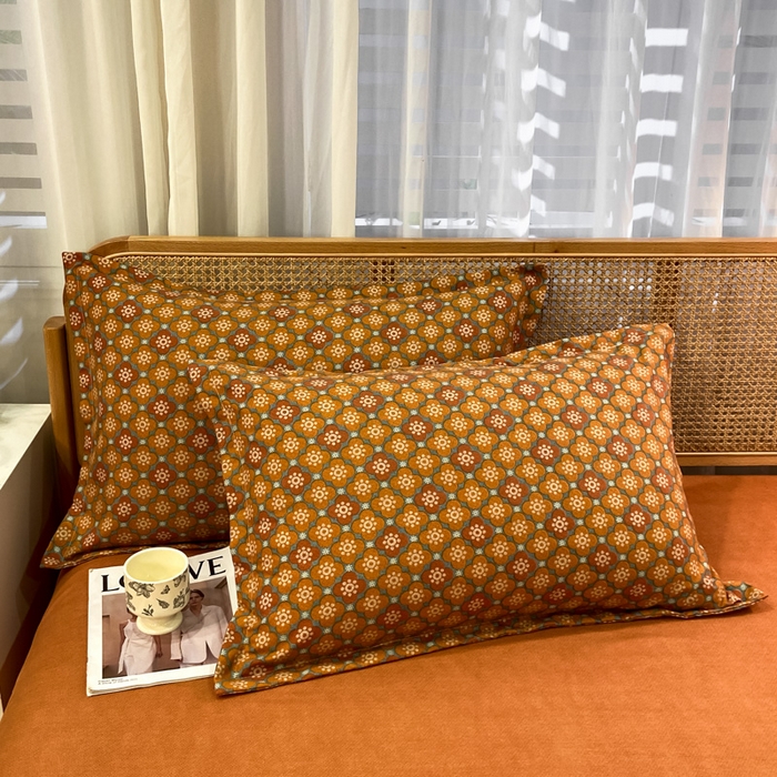 91家纺网 家纺一手货源 找家纺 丝芙妮家居（原乐视家纺） 2025新款全棉纯棉云糯棉双层纱套件系列 狂想