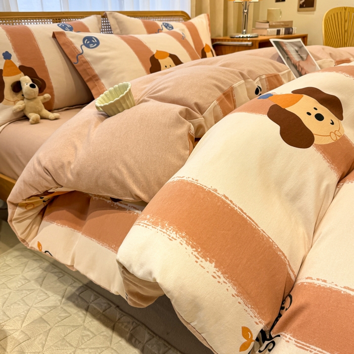 丝芙妮家居（原乐视家纺） 2025新款全棉纯棉云糯棉双层纱套件系列 罗宾