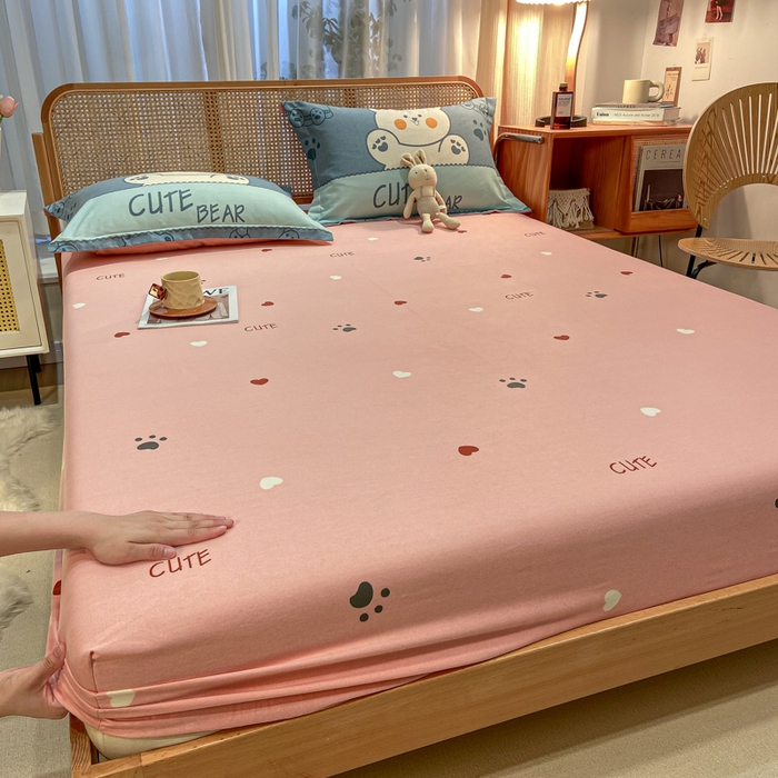 91家纺网 家纺一手货源 找家纺 丝芙妮家居（原乐视家纺） 2025新款全棉纯棉云糯棉双层纱套件系列 淘气熊