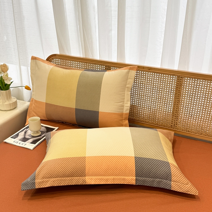 91家纺网 家纺一手货源 找家纺 丝芙妮家居（原乐视家纺） 2025新款全棉纯棉云糯棉双层纱套件系列 西漠