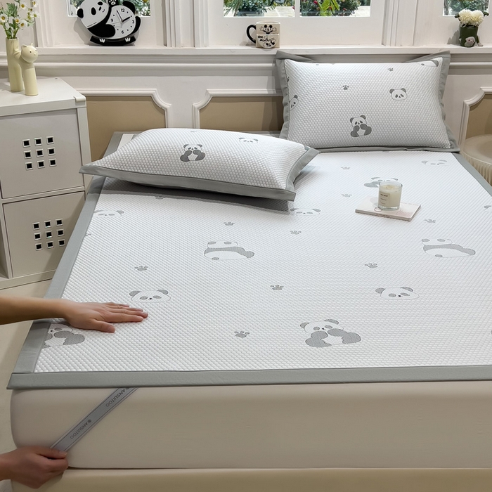 91家纺网 家纺一手货源 找家纺 （总）席世家 2025新款A类凉感冰豆豆凉席-花卉卡通系列