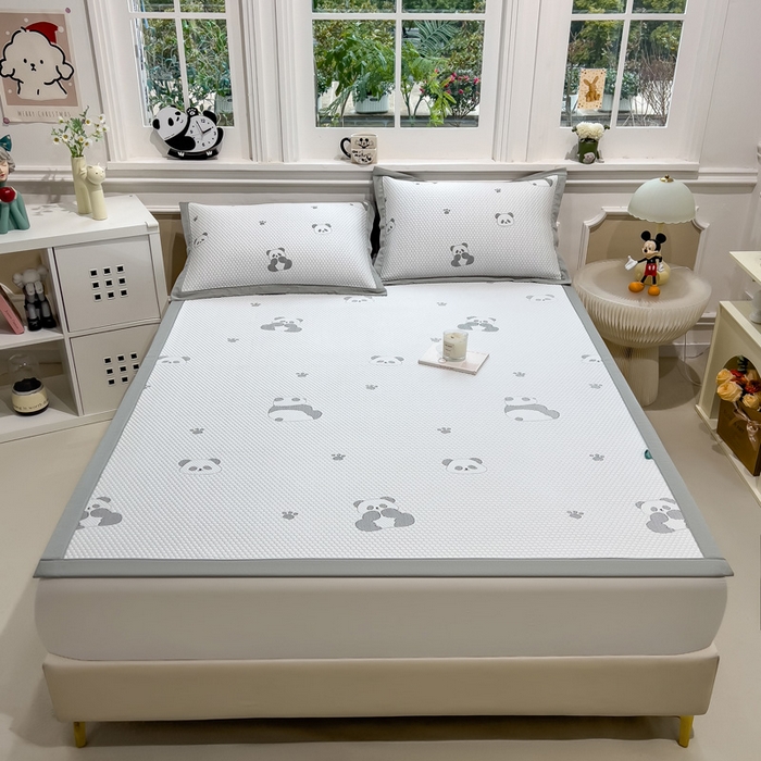 91家纺网 家纺一手货源 找家纺 （总）席世家 2025新款A类凉感冰豆豆凉席-花卉卡通系列