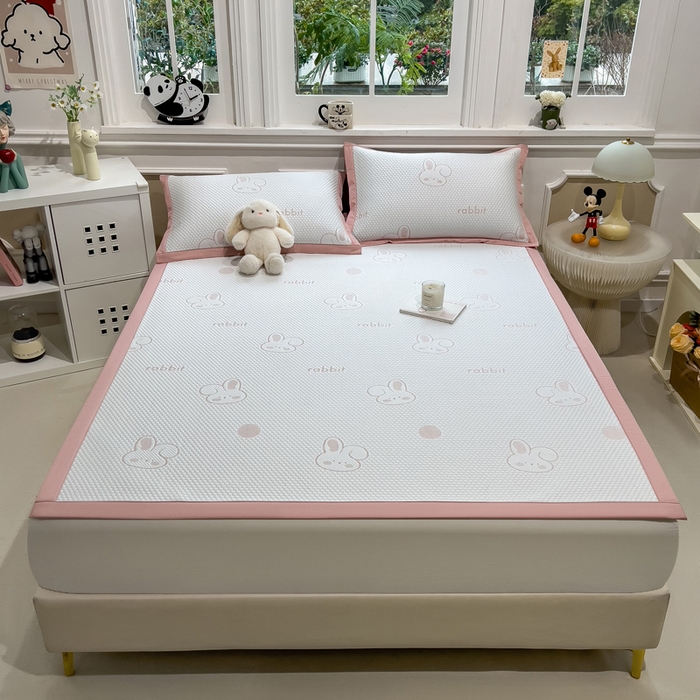 91家纺网 家纺一手货源 找家纺 （总）席世家 2025新款A类凉感冰豆豆凉席-花卉卡通系列